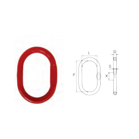 Argolão oval alta resistência