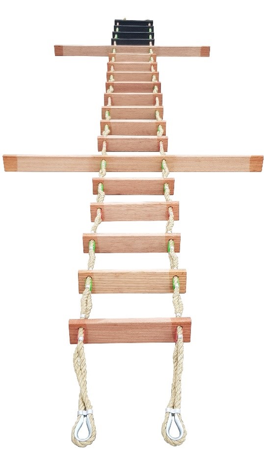 Escada quebra costas conforme norma sollas