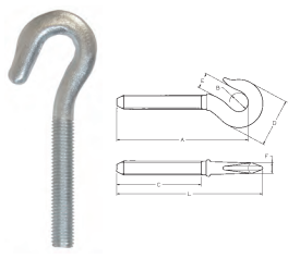 Gatos de esticador zincados