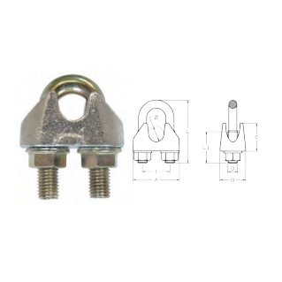 Grampos zincados Din 1142