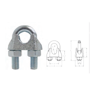 Grampos zincados Din 741