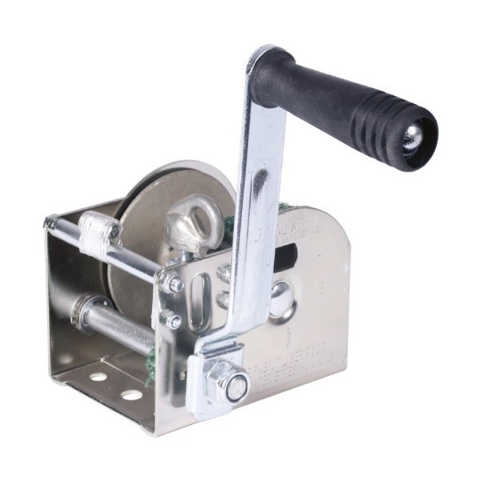 Guinchos de tracção com manivela e travão manual