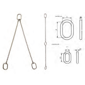 Linga em corrente inox